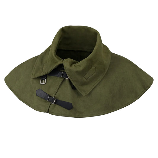 Medieval Short Cloak Adjustable Shoulder Capelet