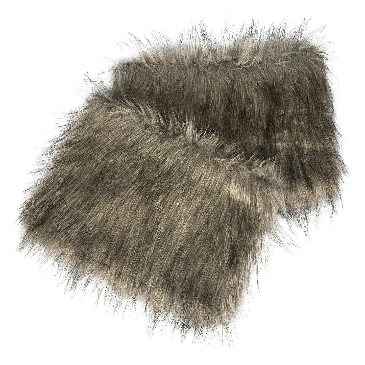 HiiFeuer Viking Artificial Fur Barbarian Arm Wraps, Medieval Vintage Fuzzy Bracers Arm Guards, Nordic Cuff Warmers Wrist Band