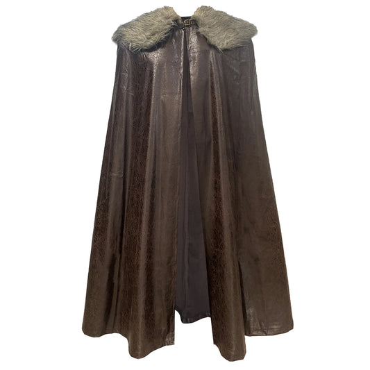 Medieval Barbarian Artificial Fur Shawl