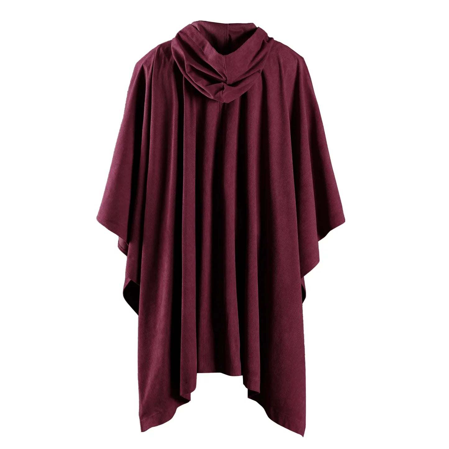 Medieval Corduroy Hooded Cloak