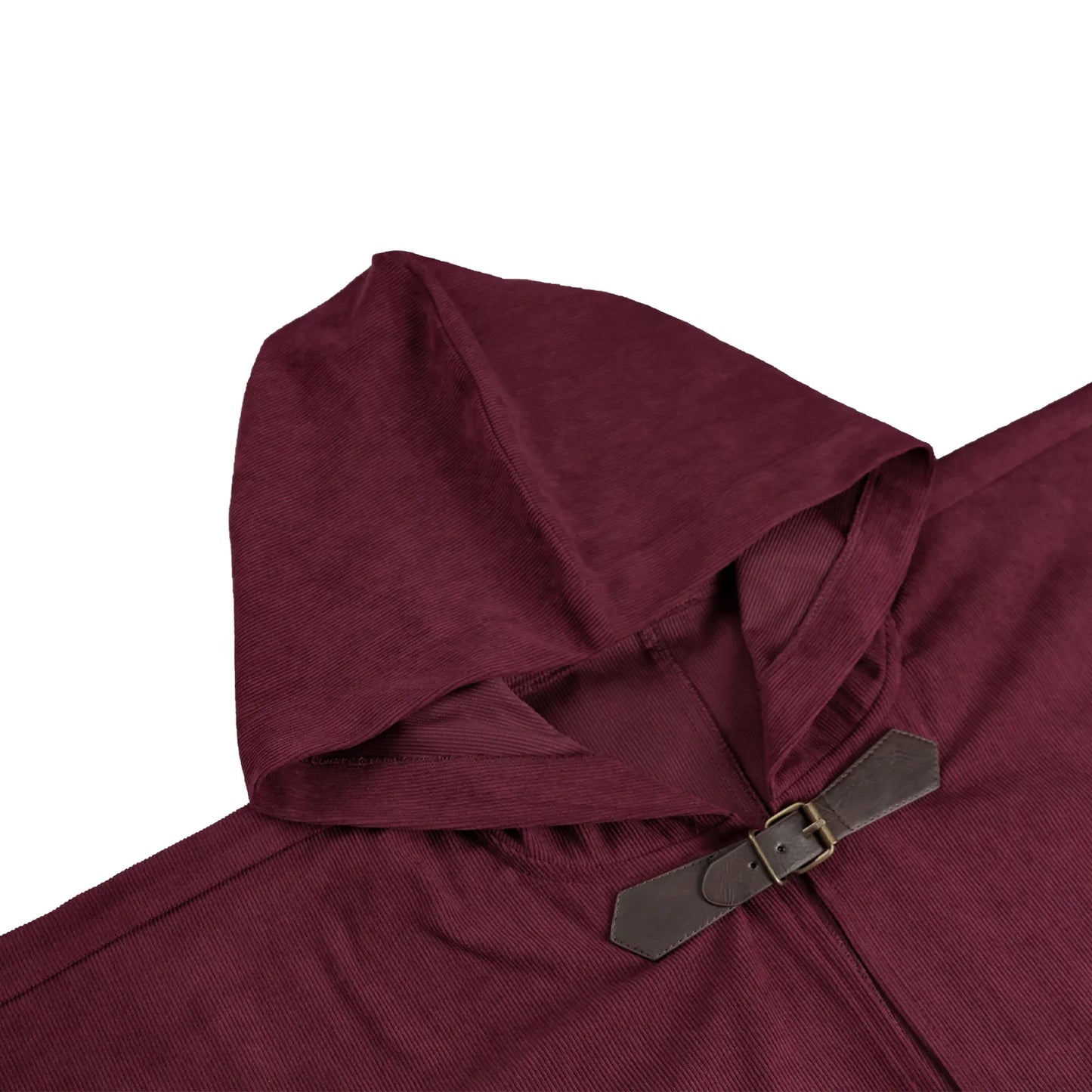 Medieval Corduroy Hooded Cloak