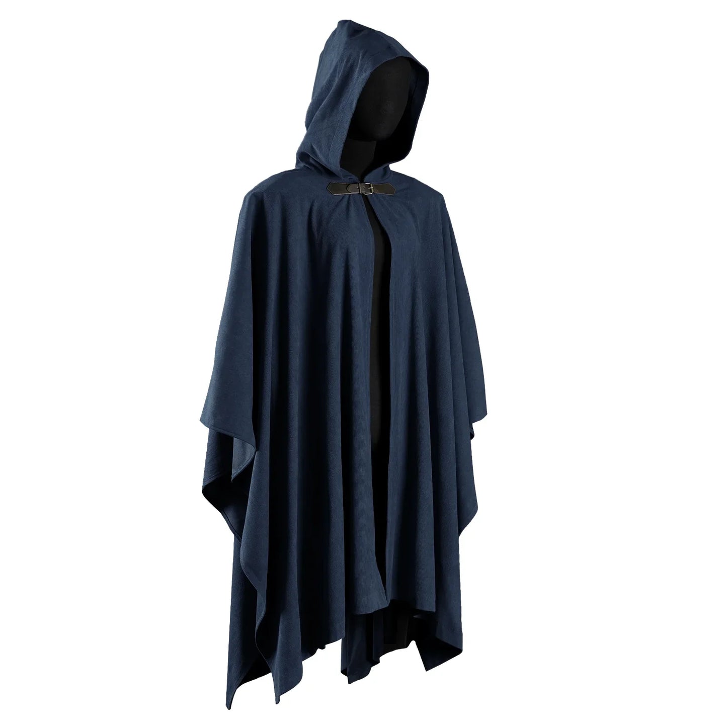 Medieval Corduroy Hooded Cloak