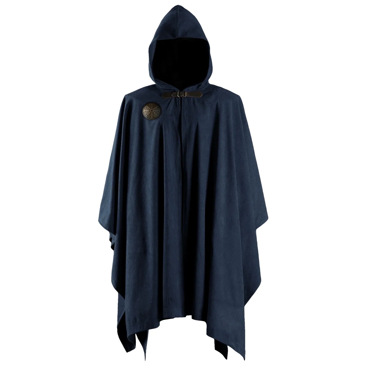 Medieval Corduroy Hooded Cloak