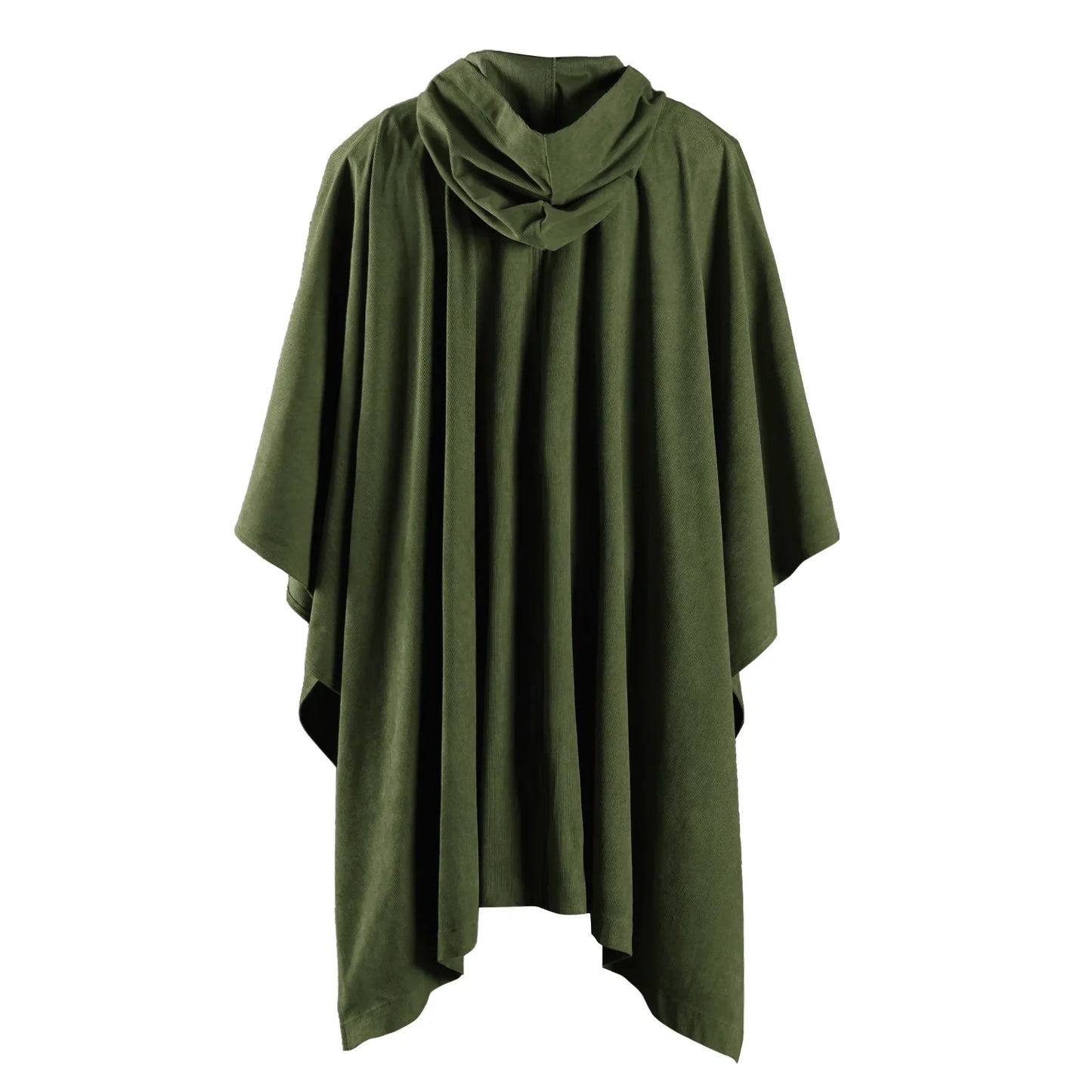 Medieval Corduroy Hooded Cloak