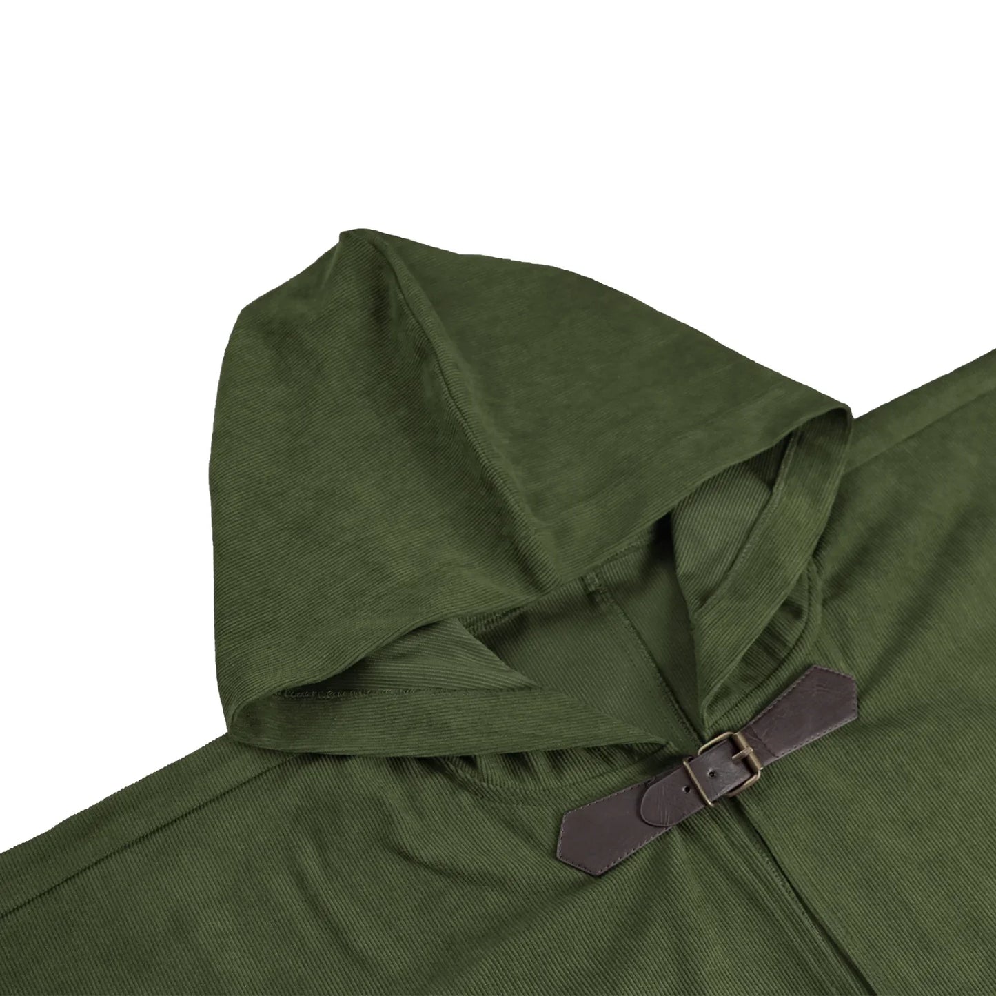 Medieval Corduroy Hooded Cloak