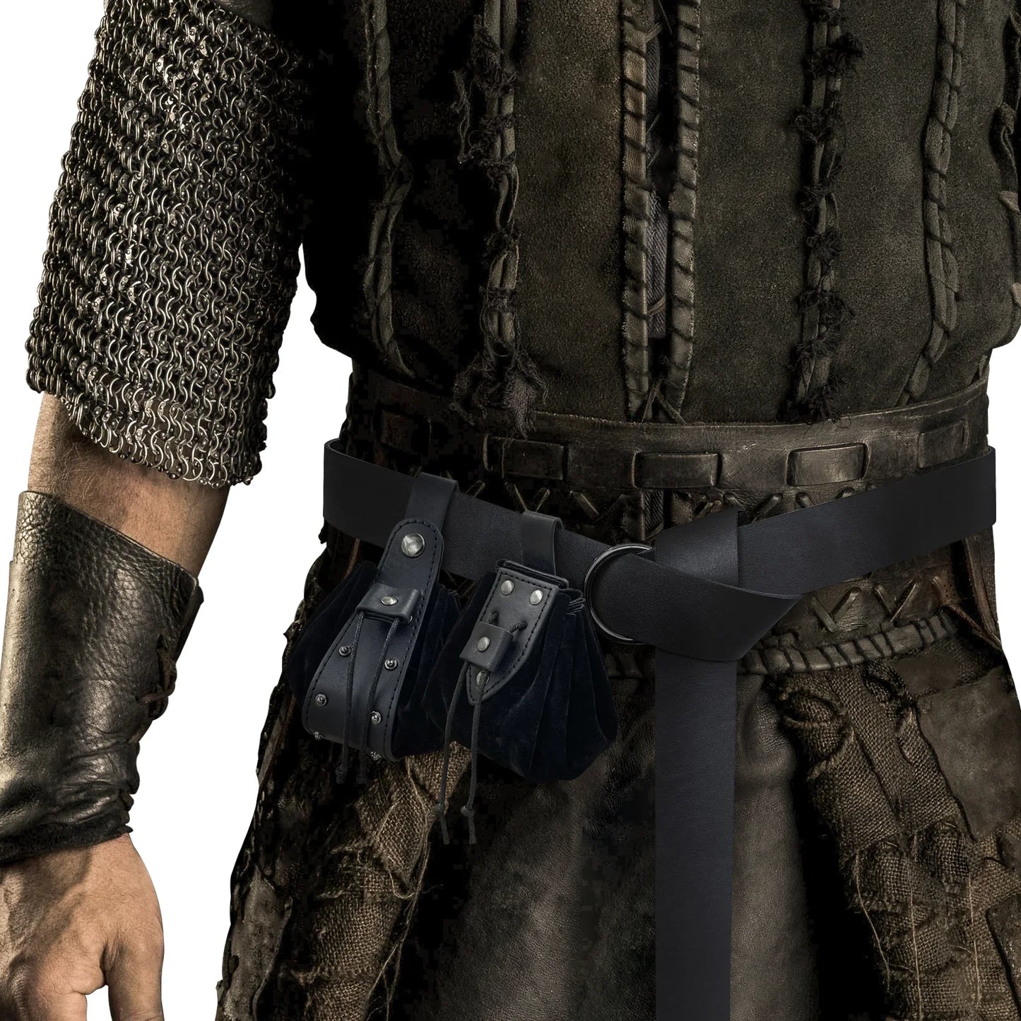 Medieval Embossed Belt with Belt Bag