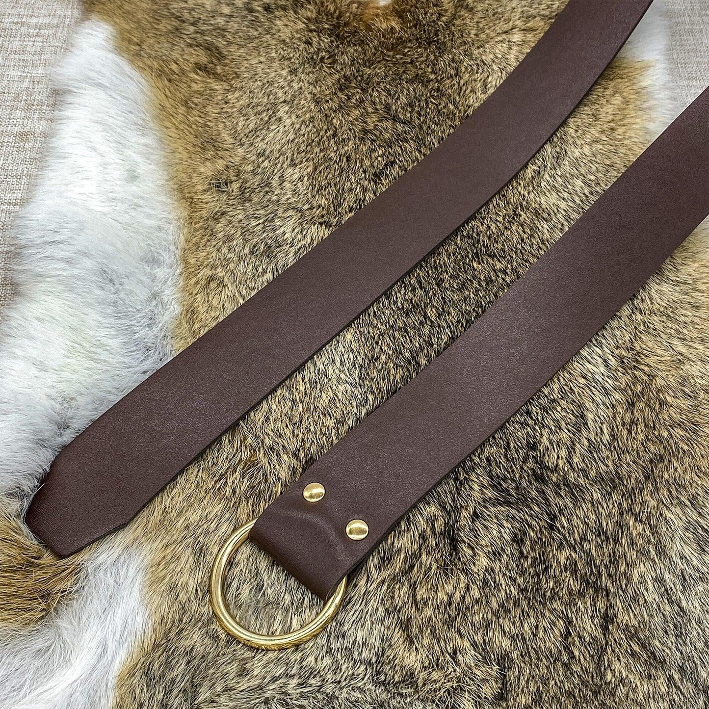 Medieval Embossed Belt with Belt Bag