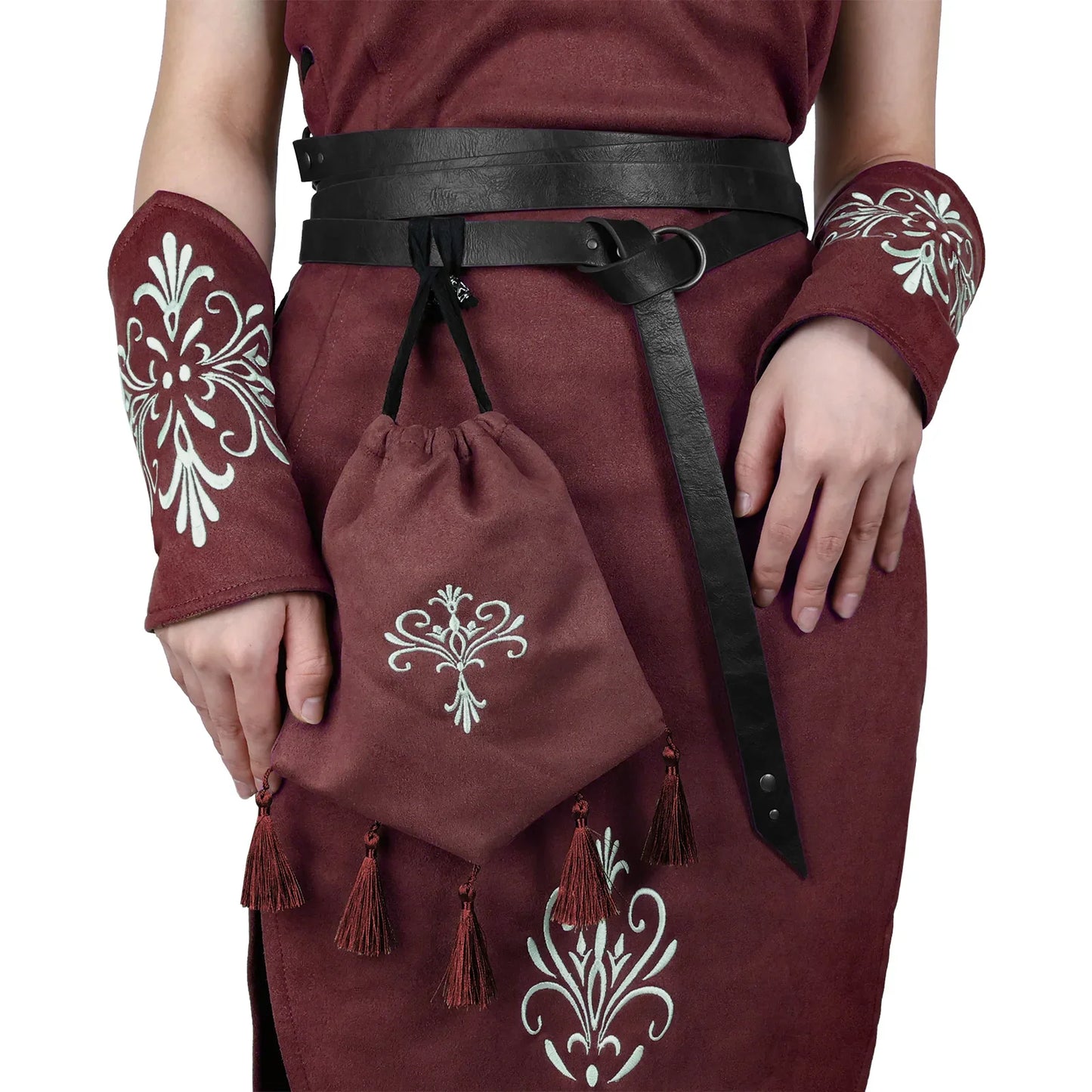Suede Sleeveless Elf Costume Set