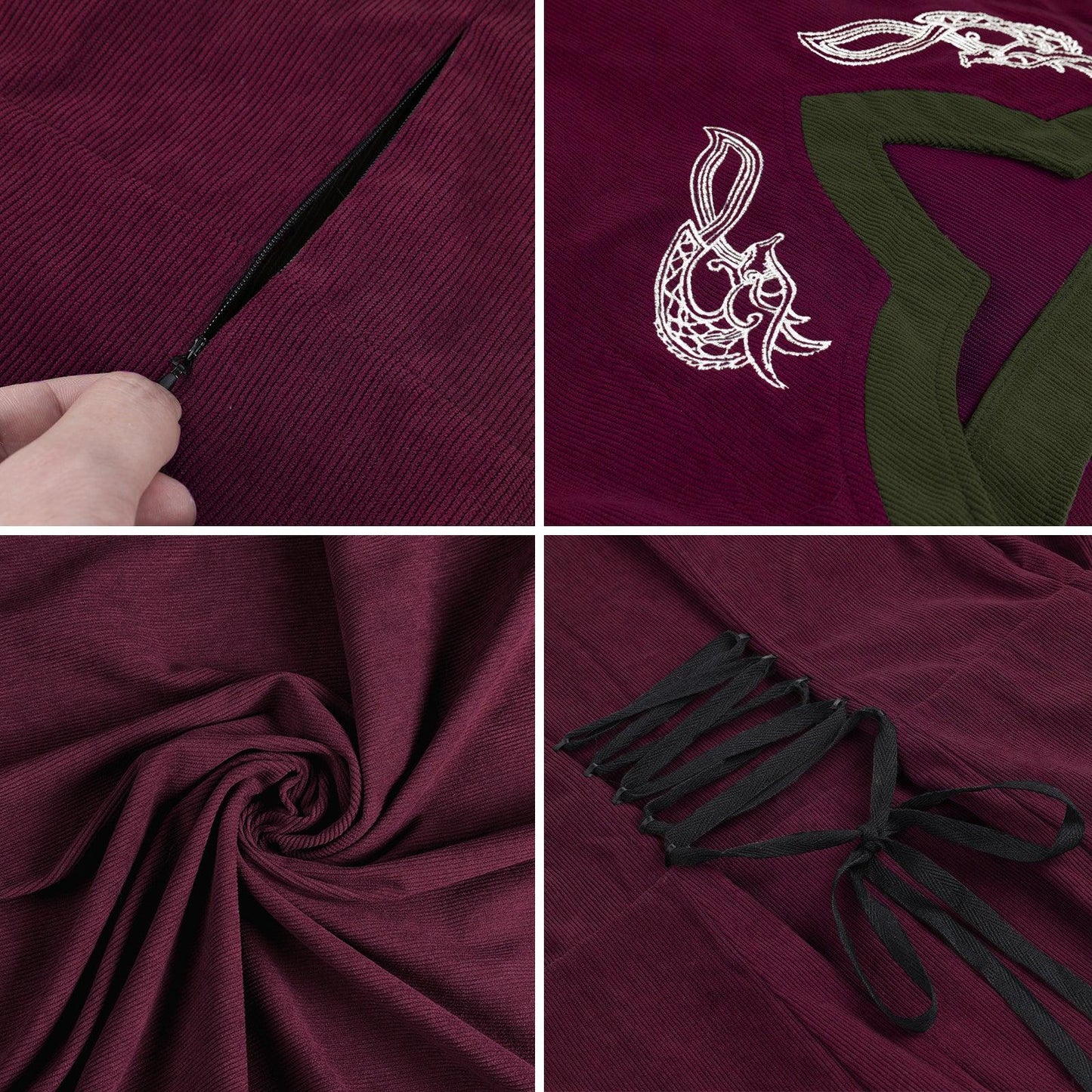 Renaissance Embroidery Dress