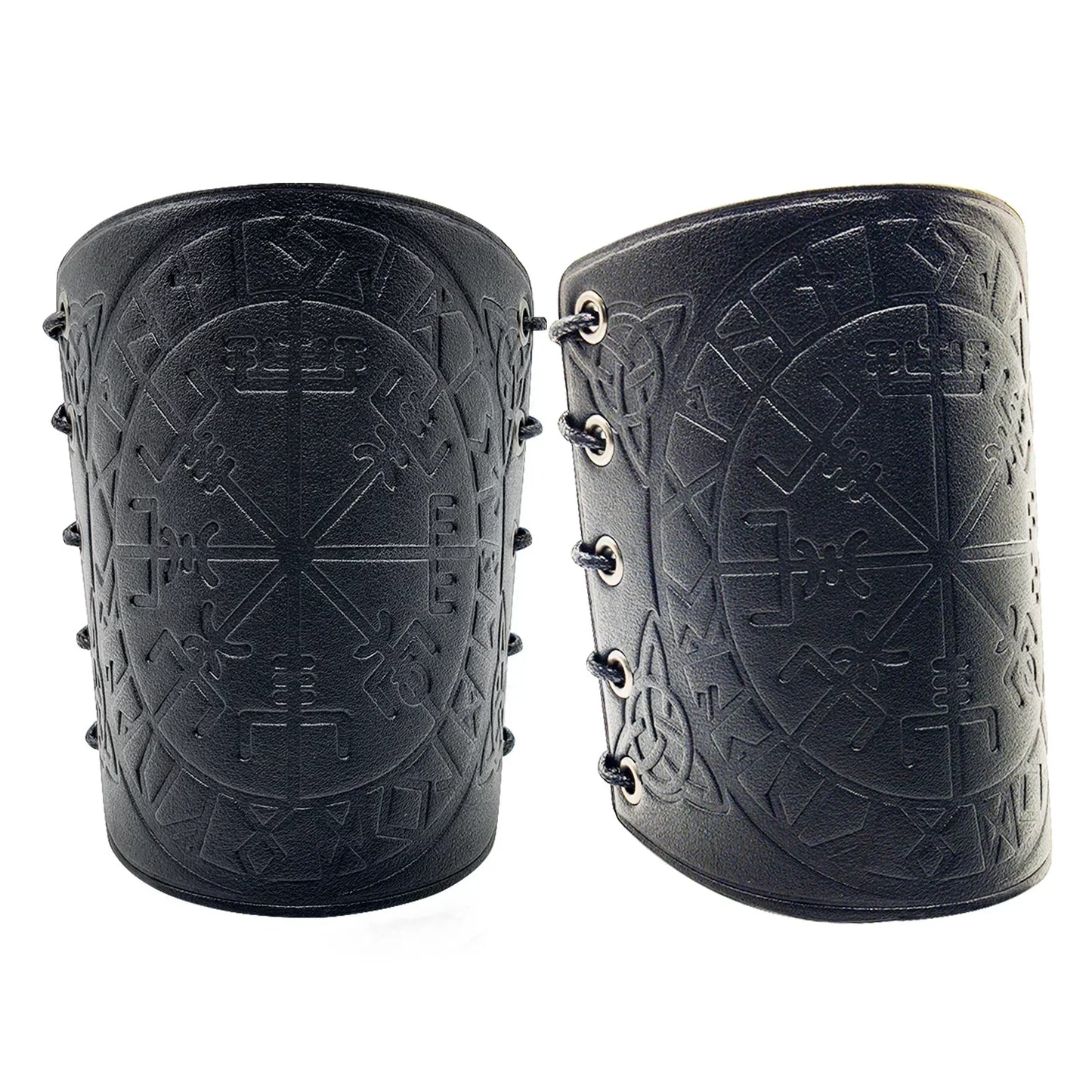 Viking Vegvisir Embossed Arm Armor