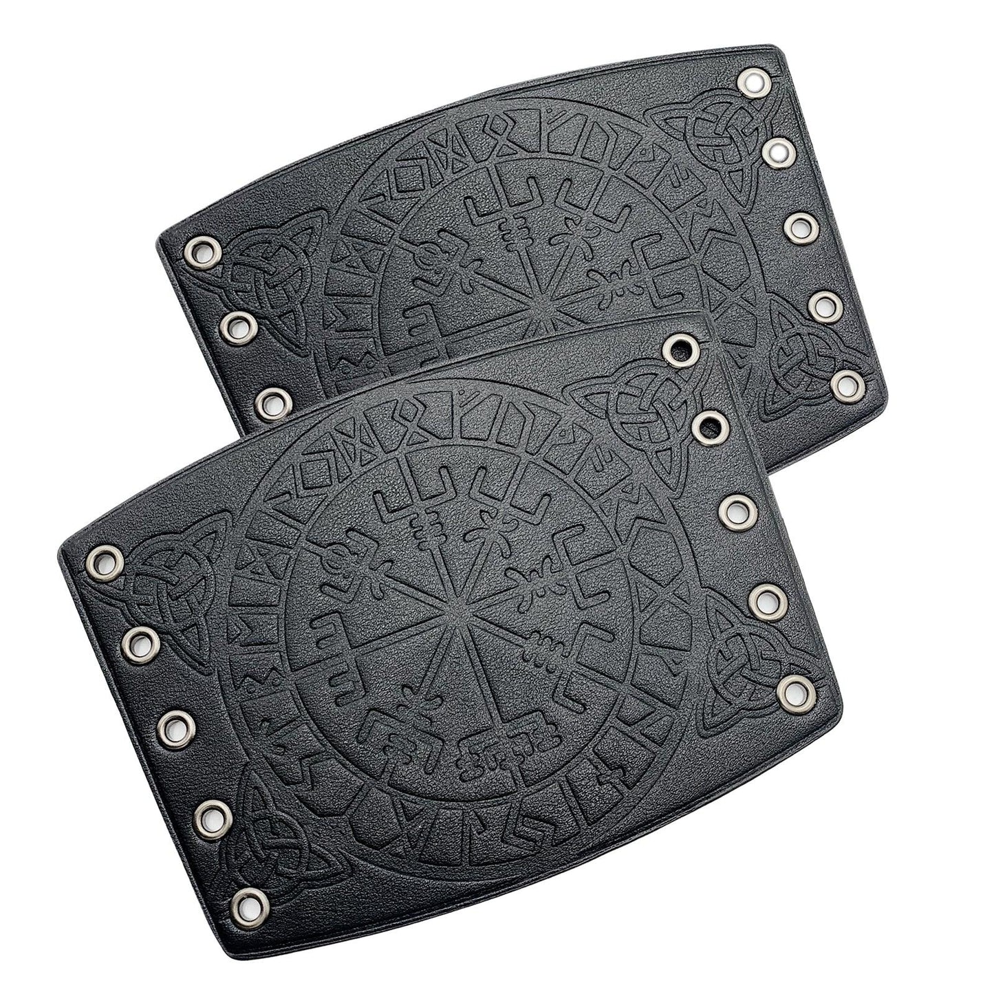 Viking Vegvisir Embossed Arm Armor