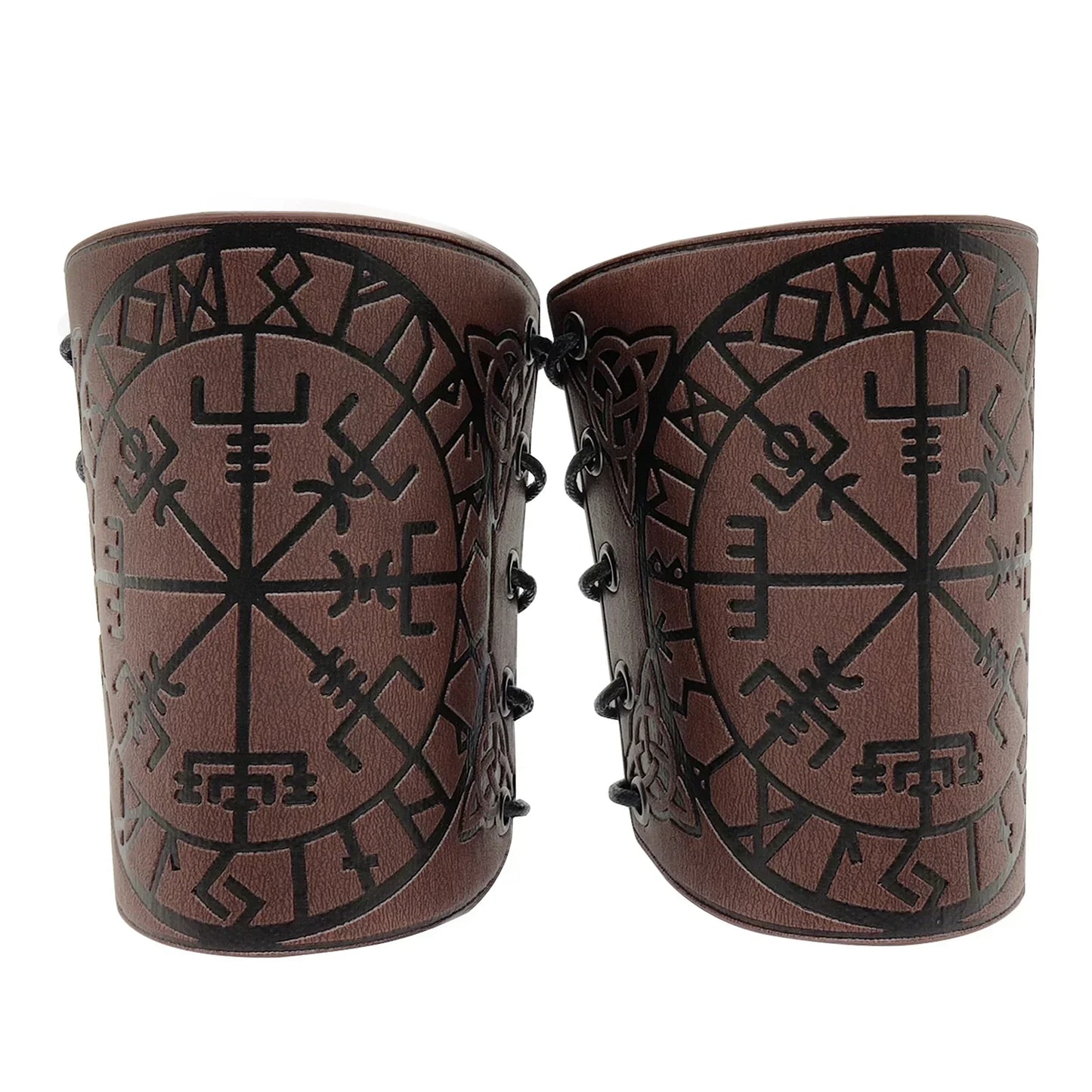 Viking Vegvisir Embossed Arm Armor