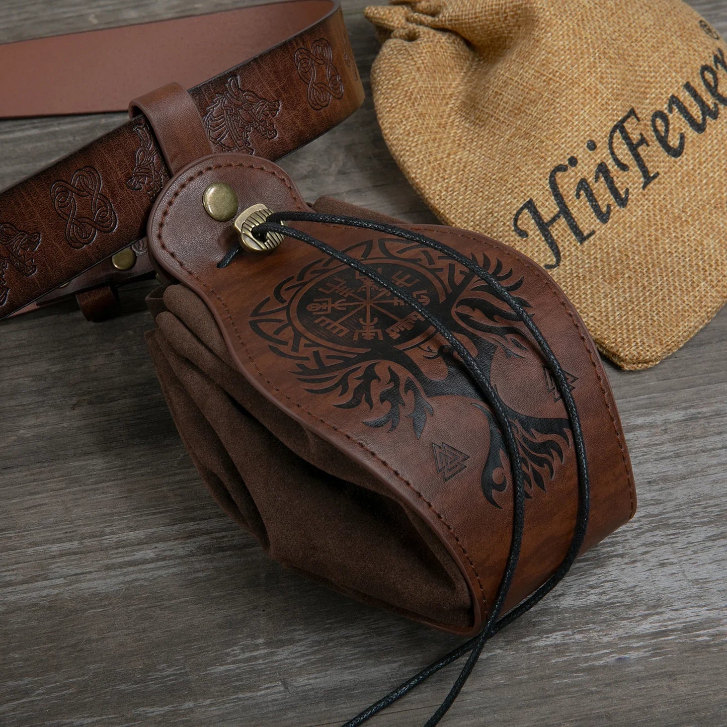 Vintage Portable Drawstring Purse