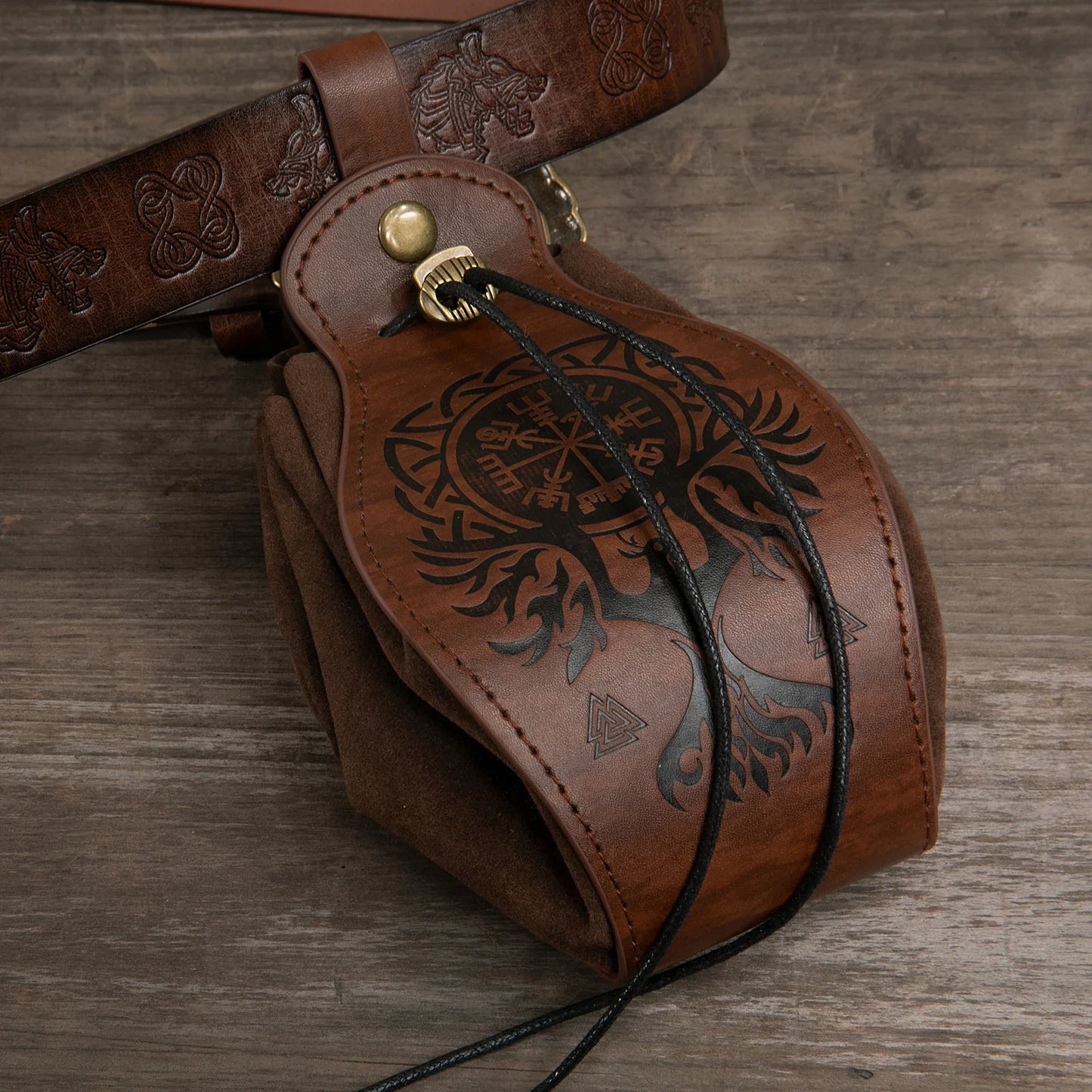 Vintage Portable Drawstring Purse