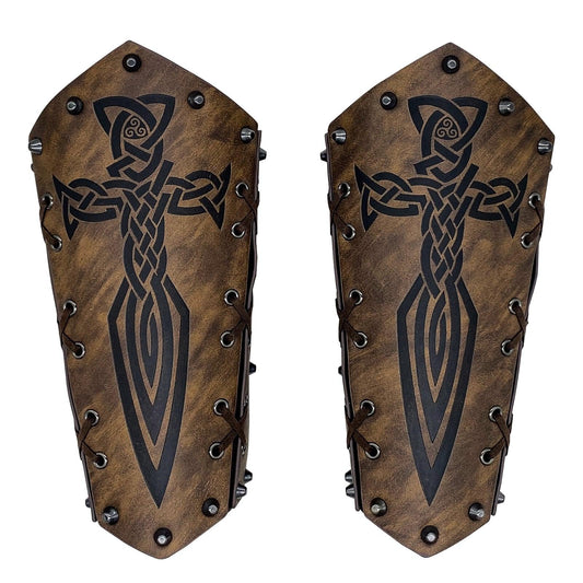 Medieval Knight Arm Bracers