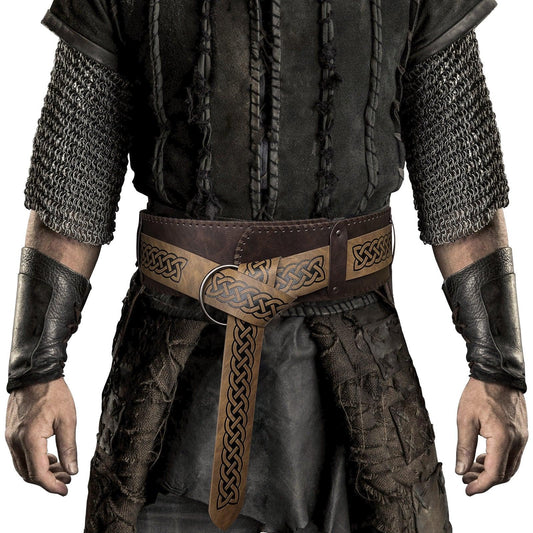 Viking Embossed Wide Belt