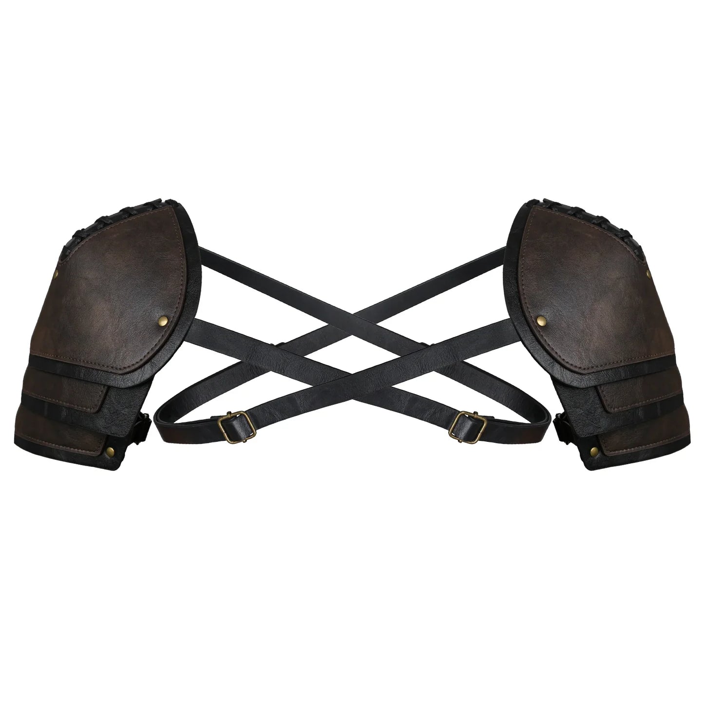 Vintage Mercenary Knight Double Pauldron