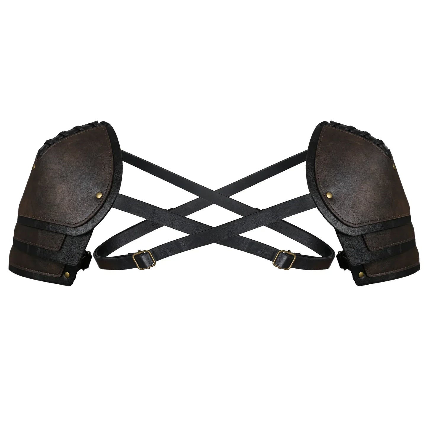 Vintage Mercenary Knight Double Pauldron