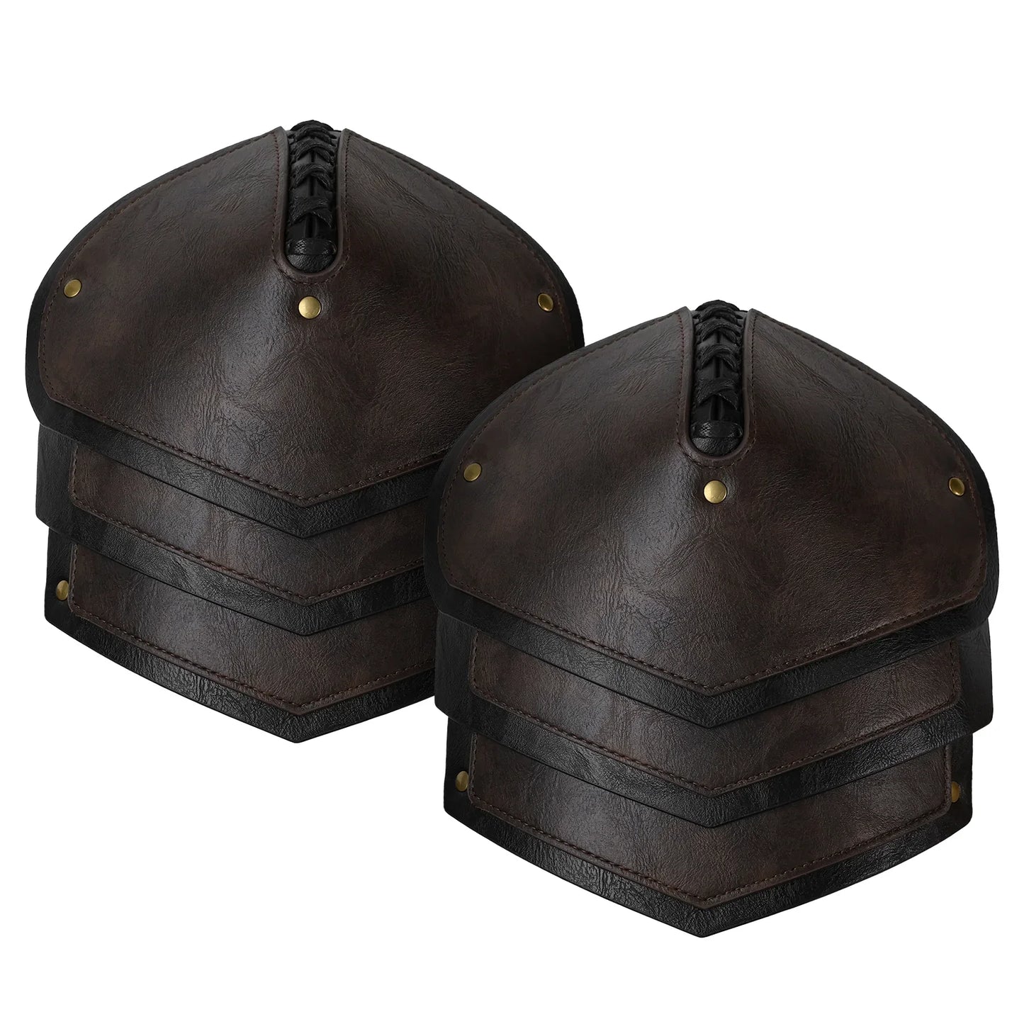 Vintage Mercenary Knight Double Pauldron
