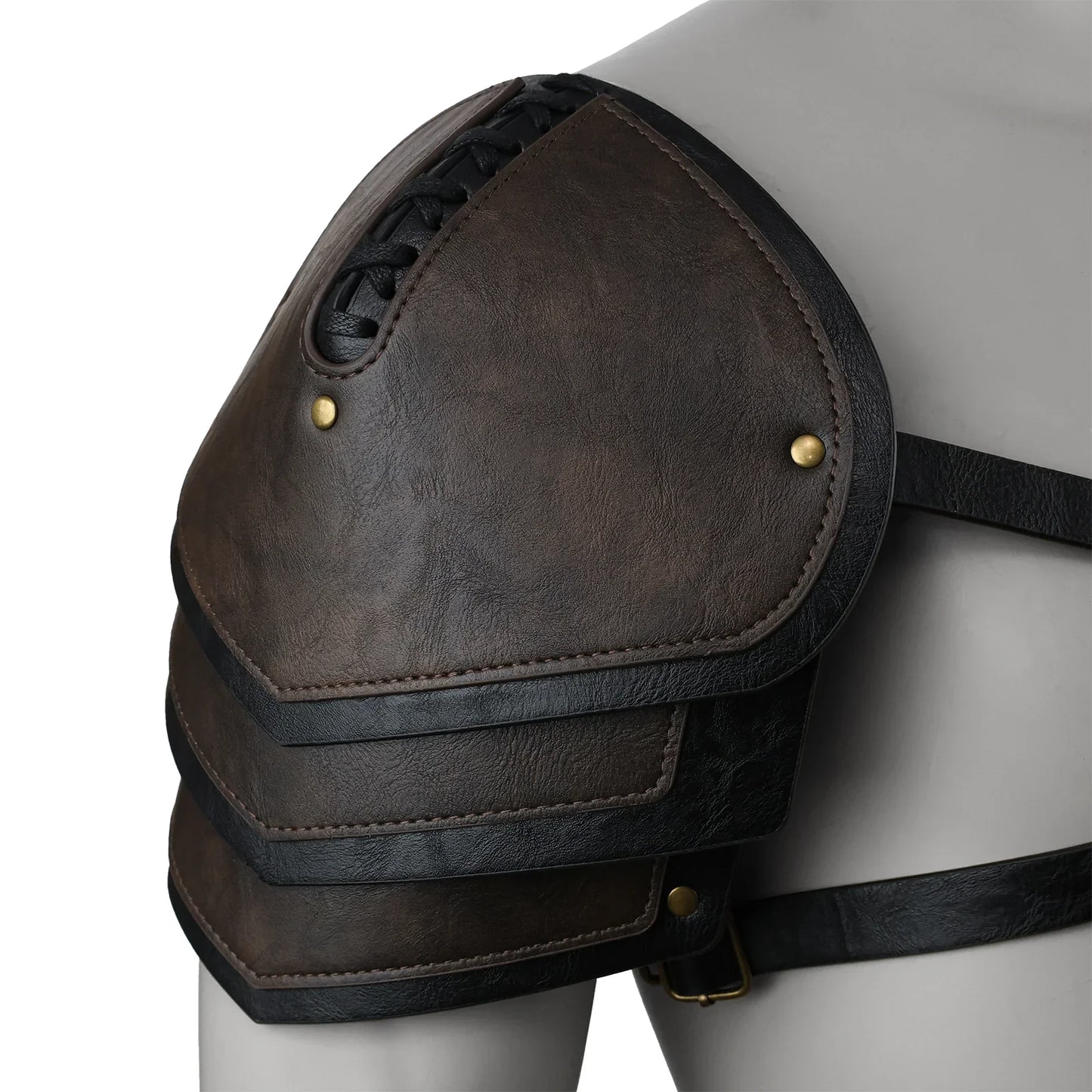 Vintage Mercenary Knight Double Pauldron