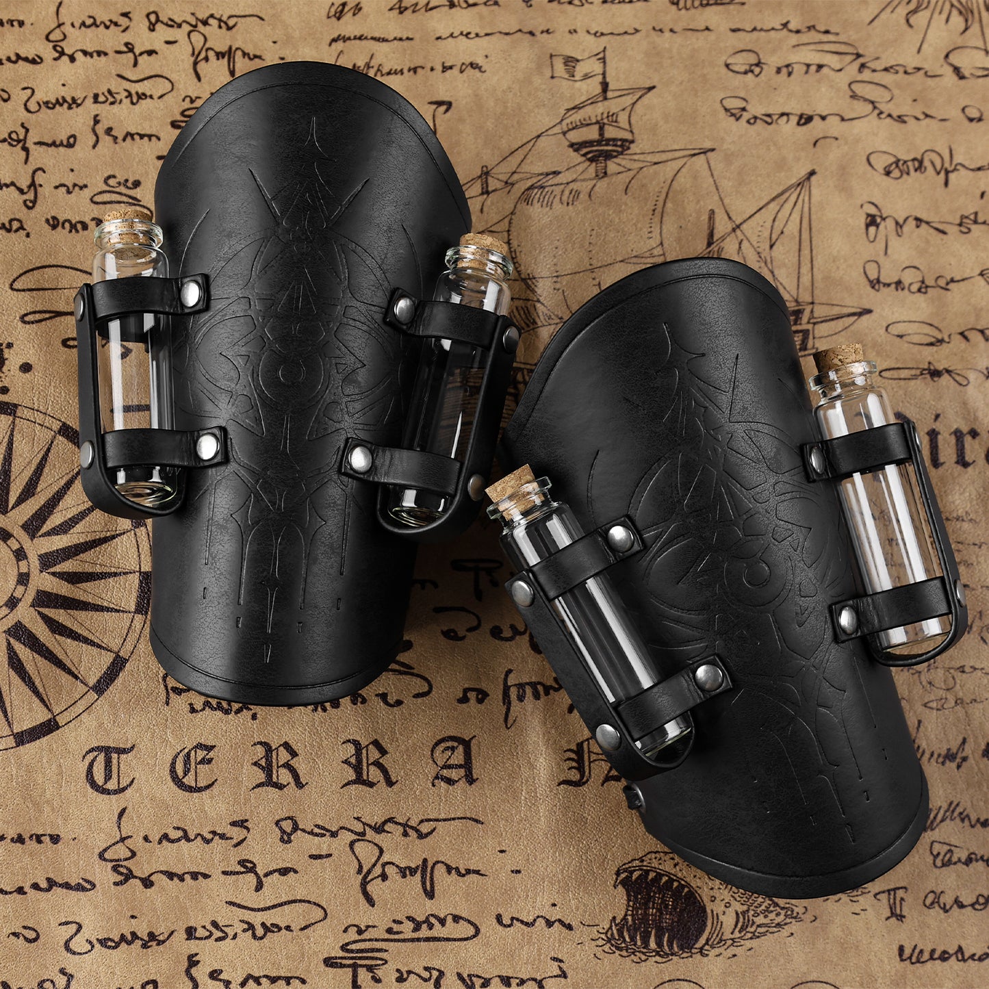 Fantasy Alchemy Buckle Arm Guards