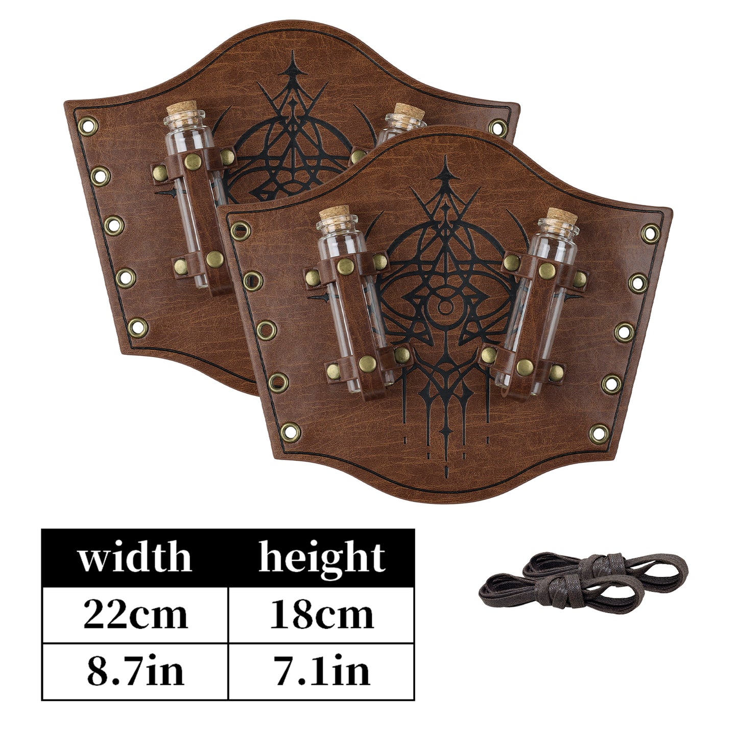 Fantasy Alchemy Buckle Arm Guards