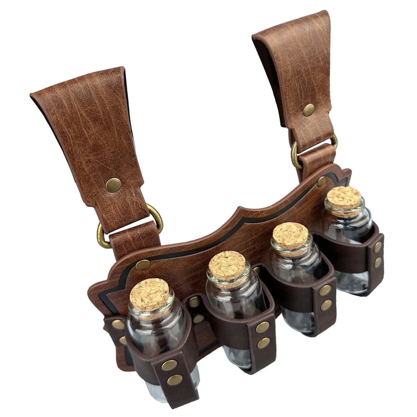 Fantasy Wizard Potion Bottles Belt