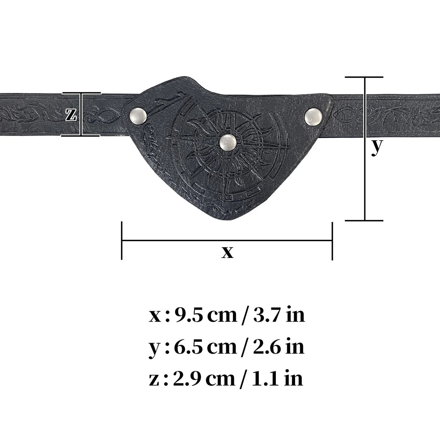 Nordic Embossing Pirate Eye Patch
