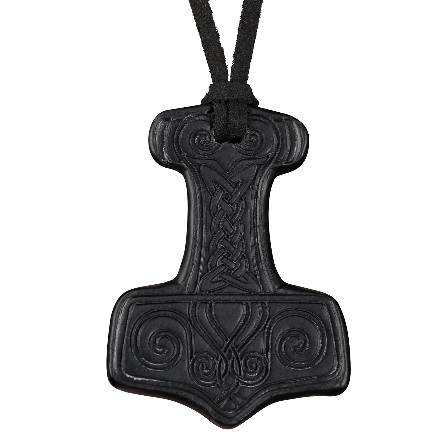 Embossed Thor's Hammer Necklace
