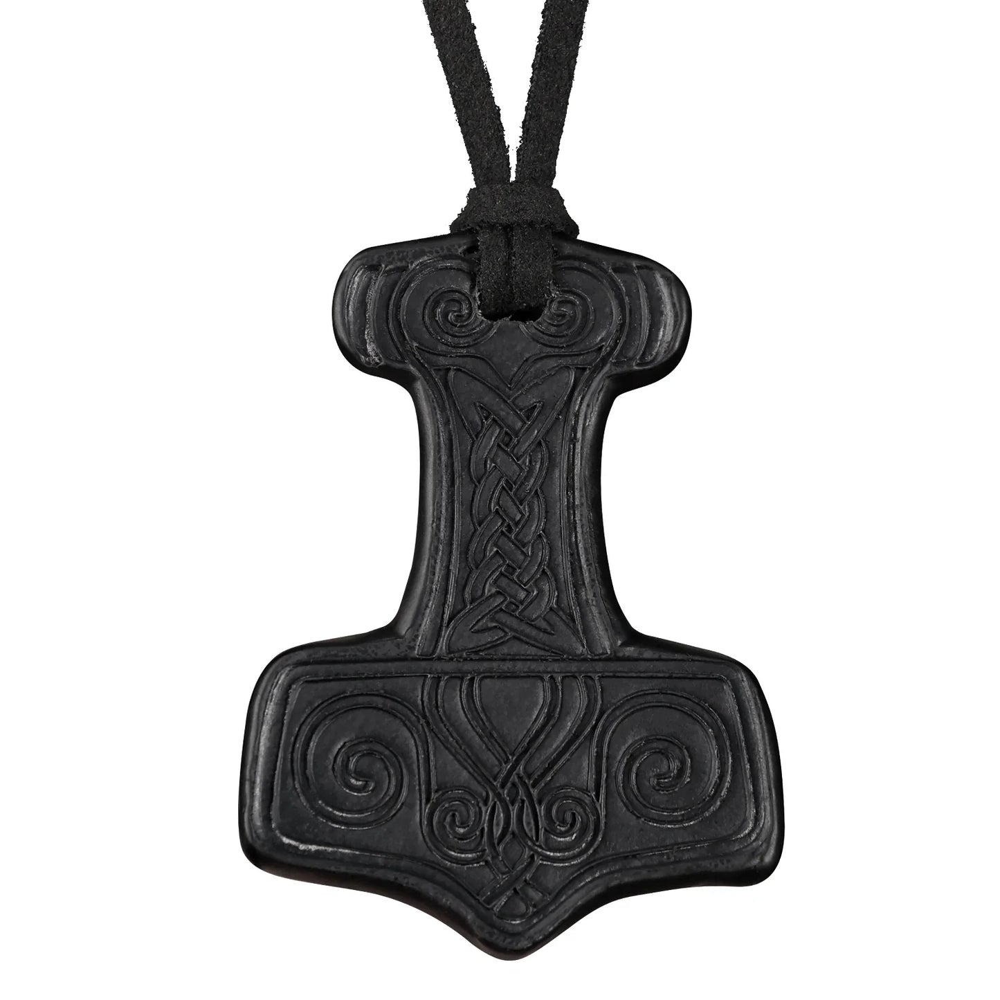 Embossed Thor's Hammer Necklace