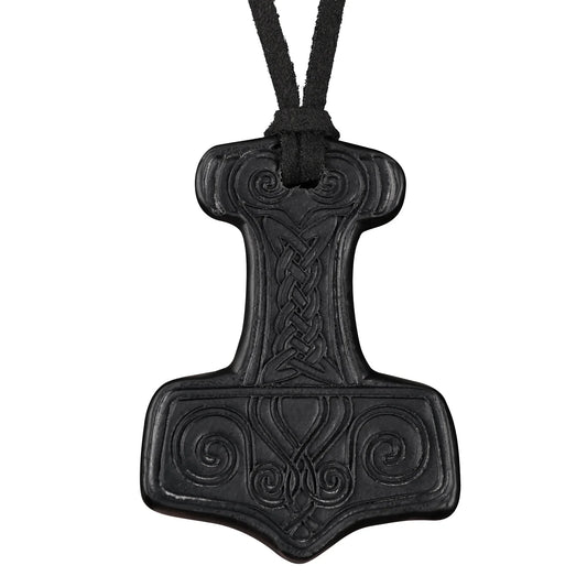 Embossed Thor's Hammer Necklace