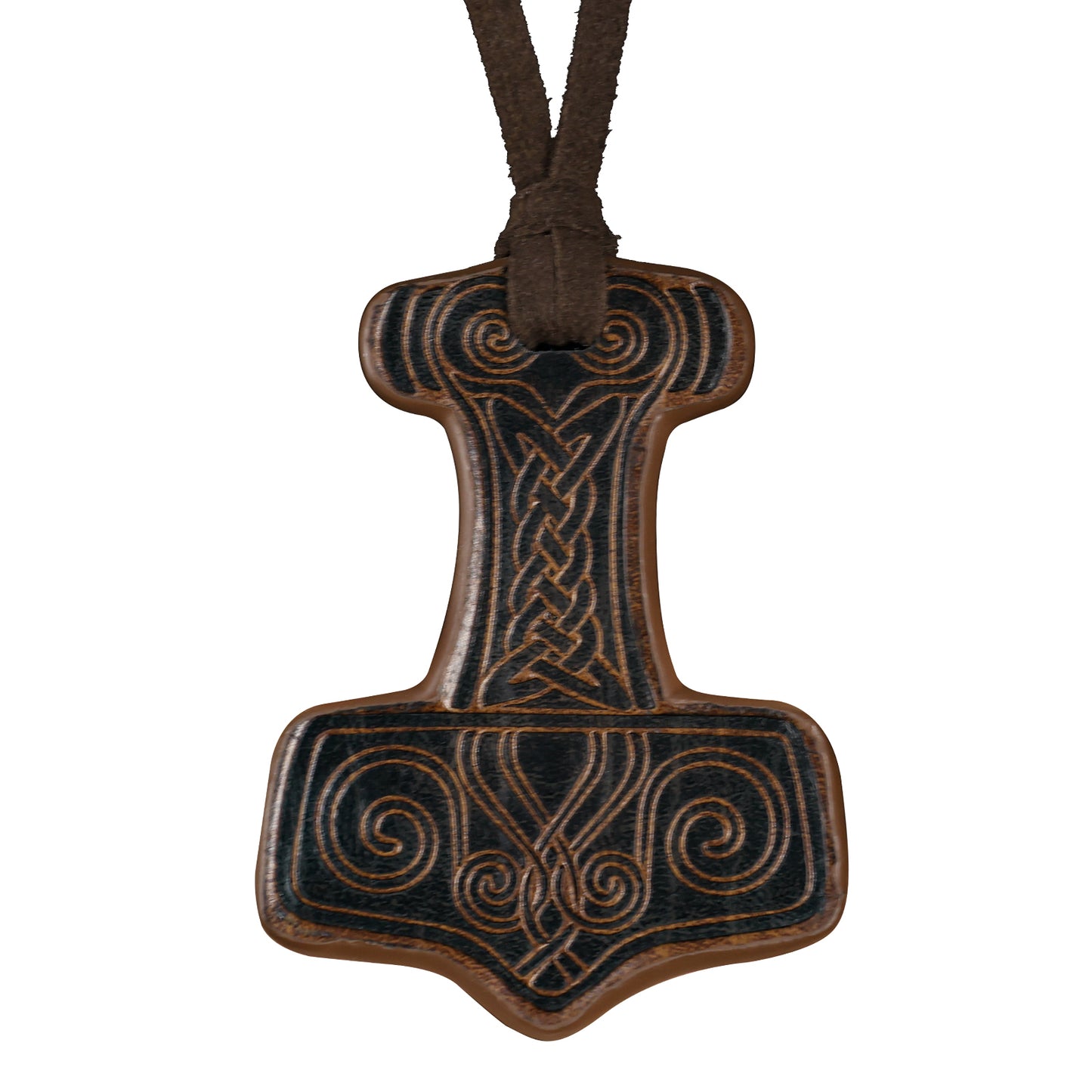 Embossed Thor's Hammer Necklace