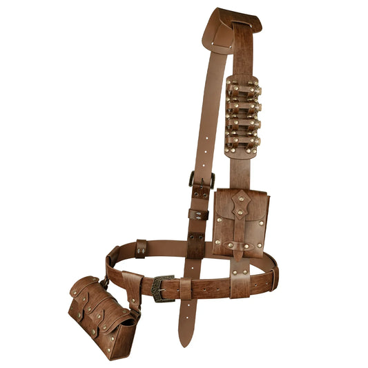 7 PCs Medieval Baldric Tactical Belt