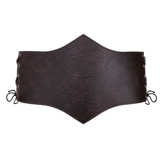 Women Faux Leather Corset Belt