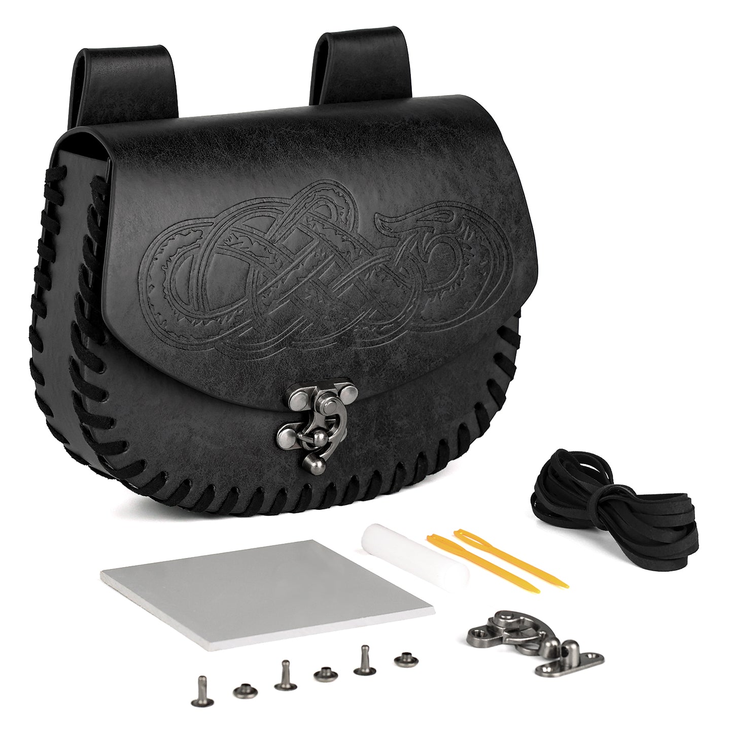 Vintage DIY Kits Portable Belt Pouch