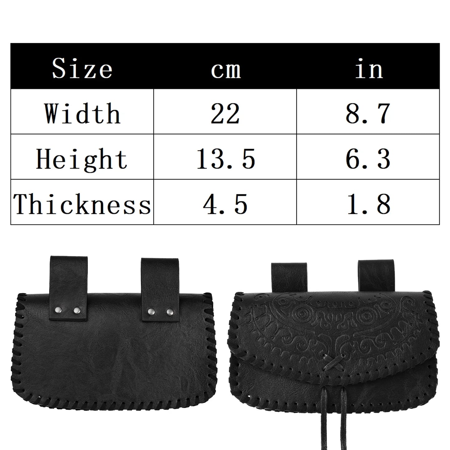 Vintage DIY Kits Portable Belt Pouch