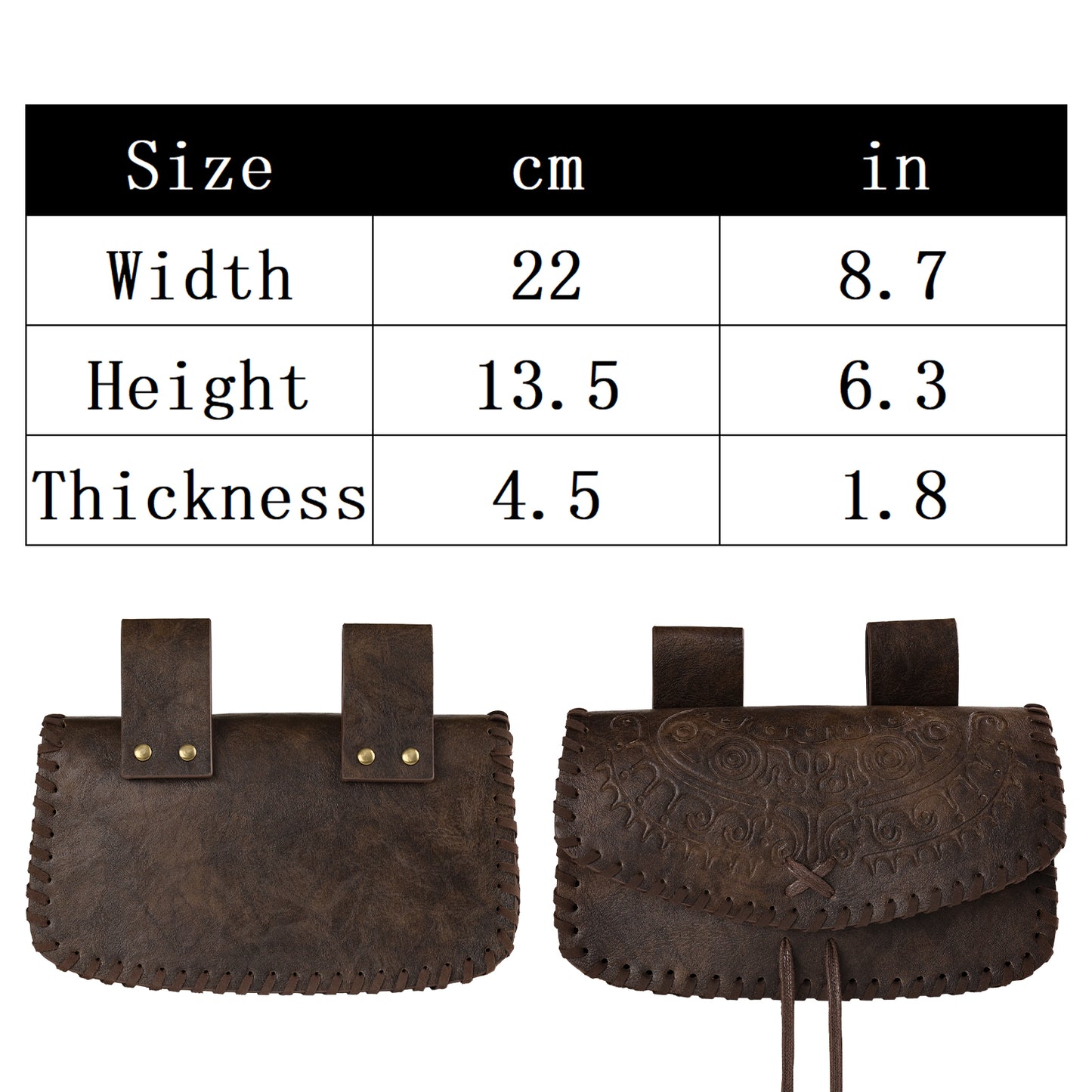 Vintage DIY Kits Portable Belt Pouch
