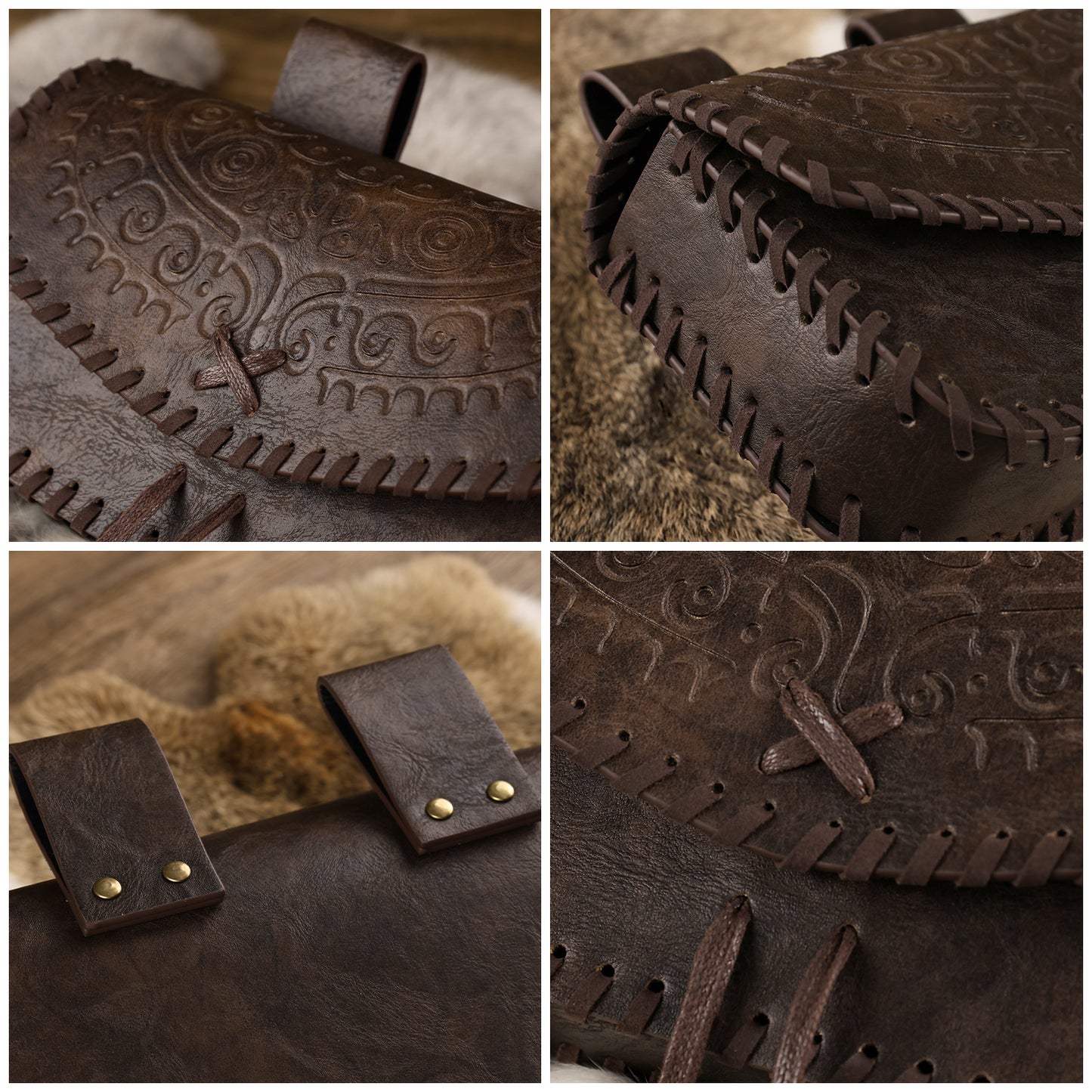 Vintage DIY Kits Portable Belt Pouch