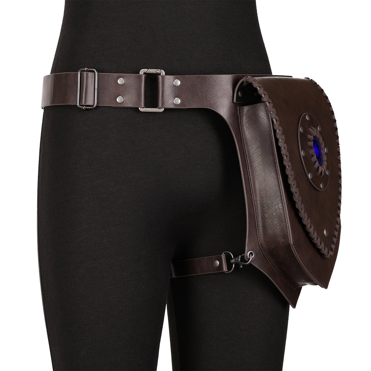 Medieval Faux Leather Thigh Bag
