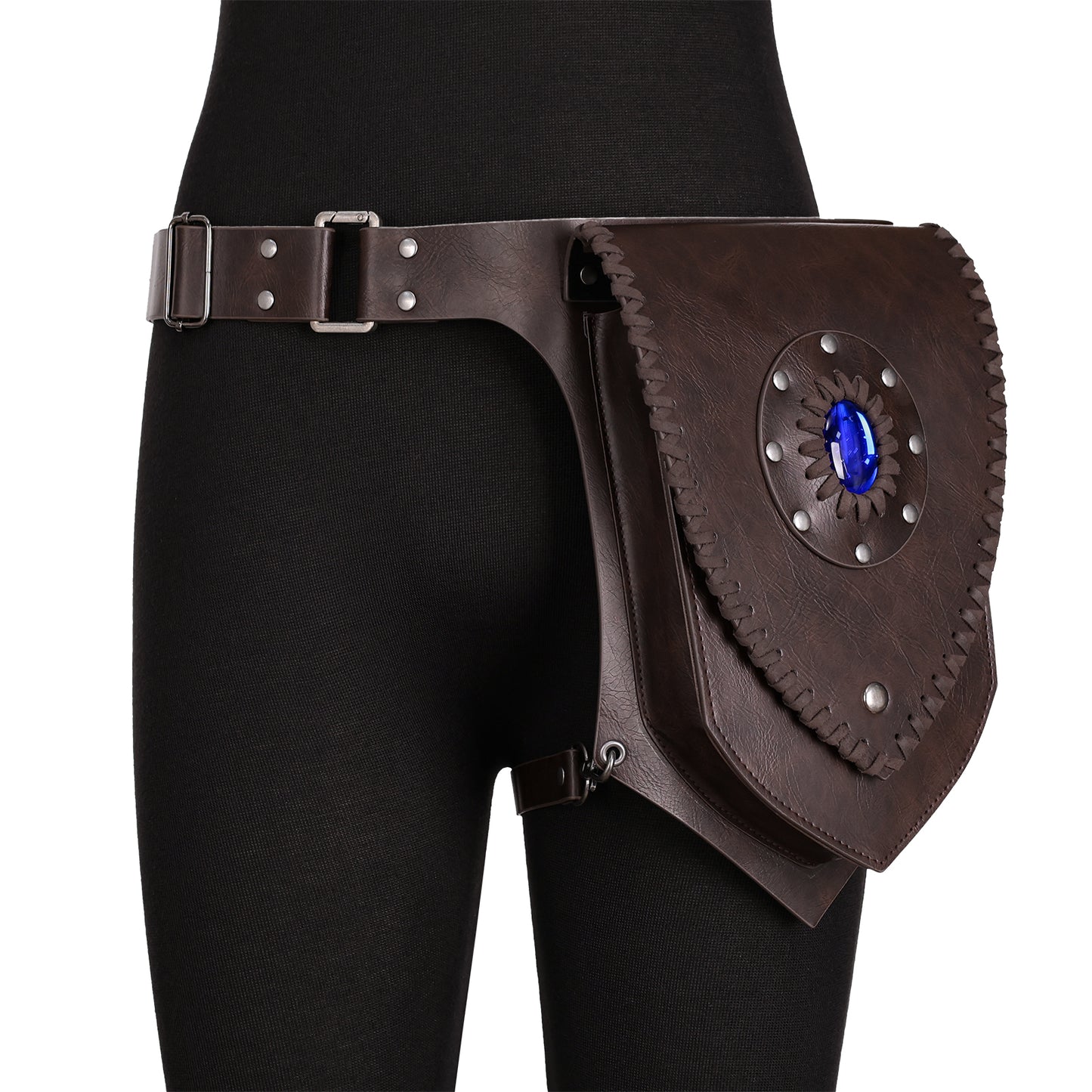 Medieval Faux Leather Thigh Bag