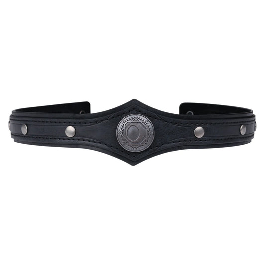 Alchemy Faux Leather Headpiece