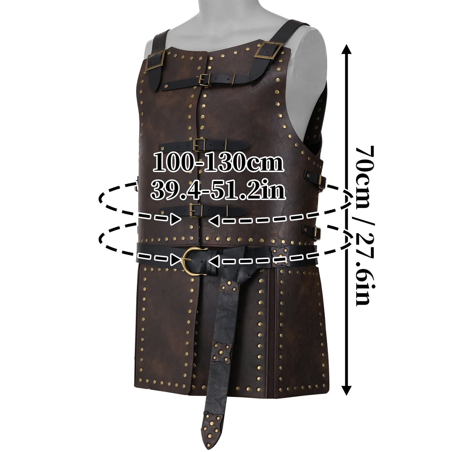 Medieval Faux Leather Chest Armor