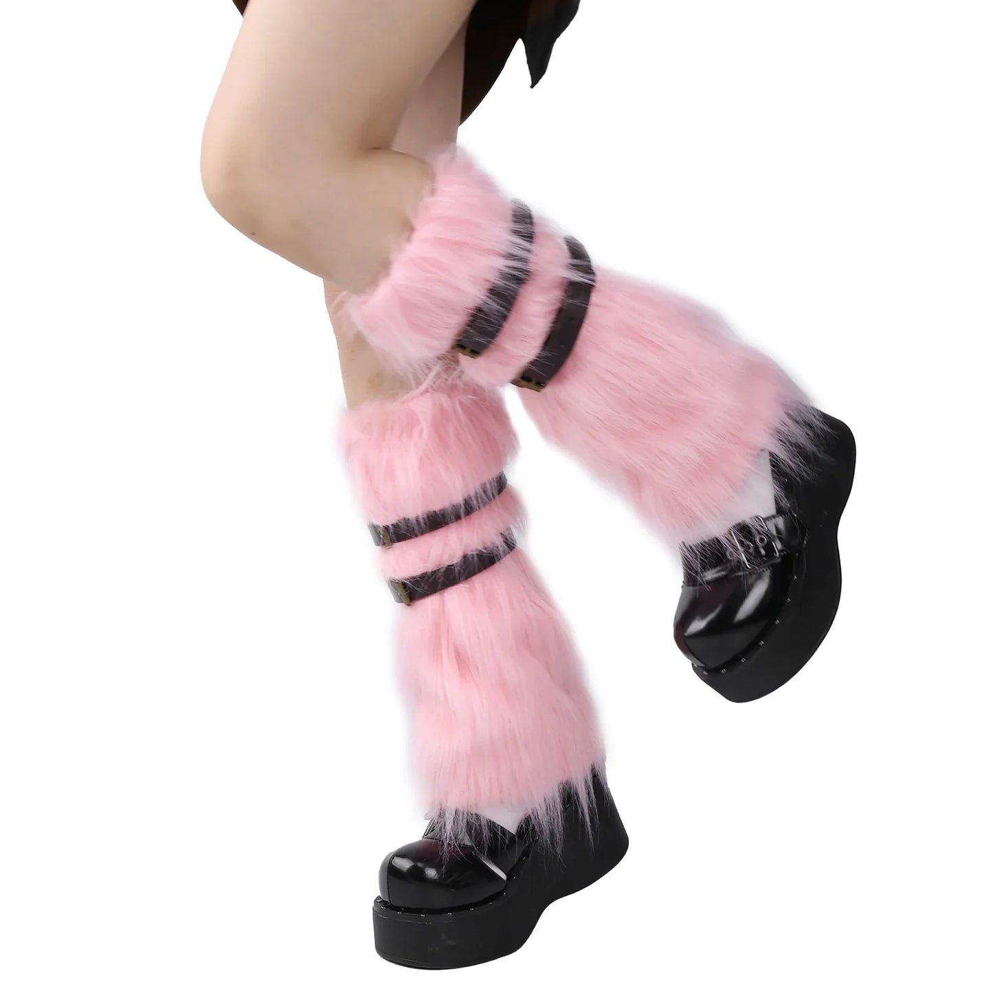 Faux Fur Fuzzy Leg Warmers