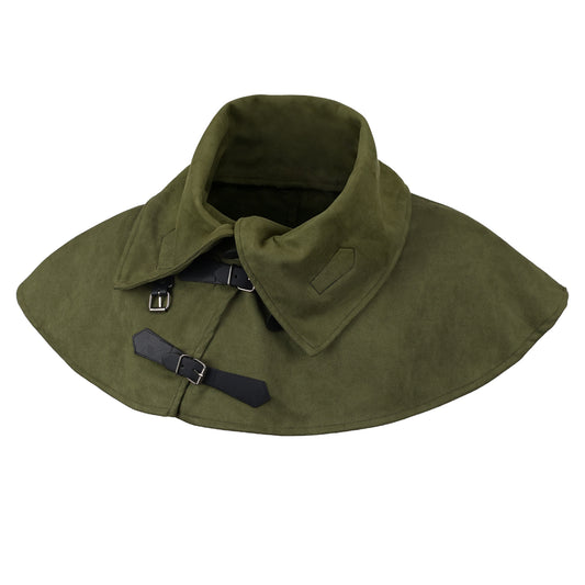 Medieval Short Cloak Adjustable Shoulder Capelet