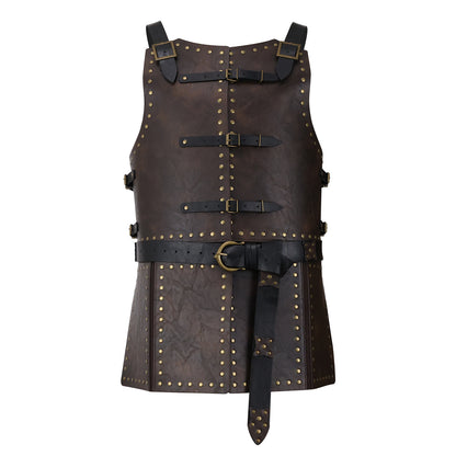 Medieval Faux Leather Chest Armor