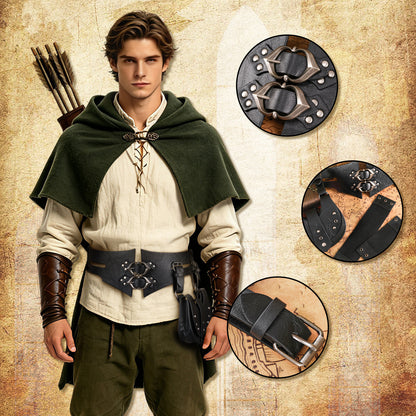 HiiFeuer Fantasy PU Leather Waist Sash