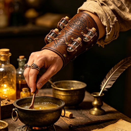 Fantasy Alchemy  Buckle Arm Guards