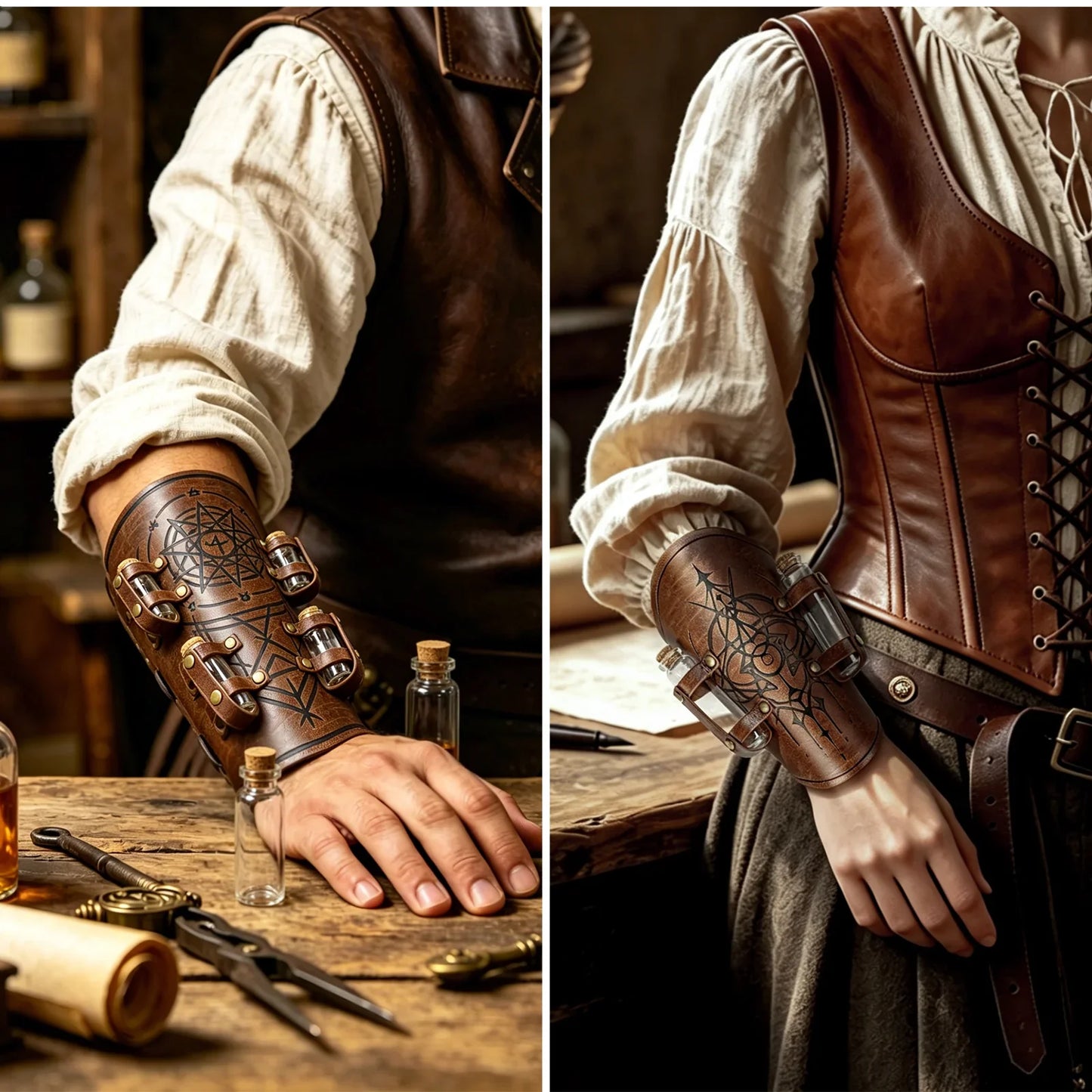 Fantasy Alchemy  Buckle Arm Guards