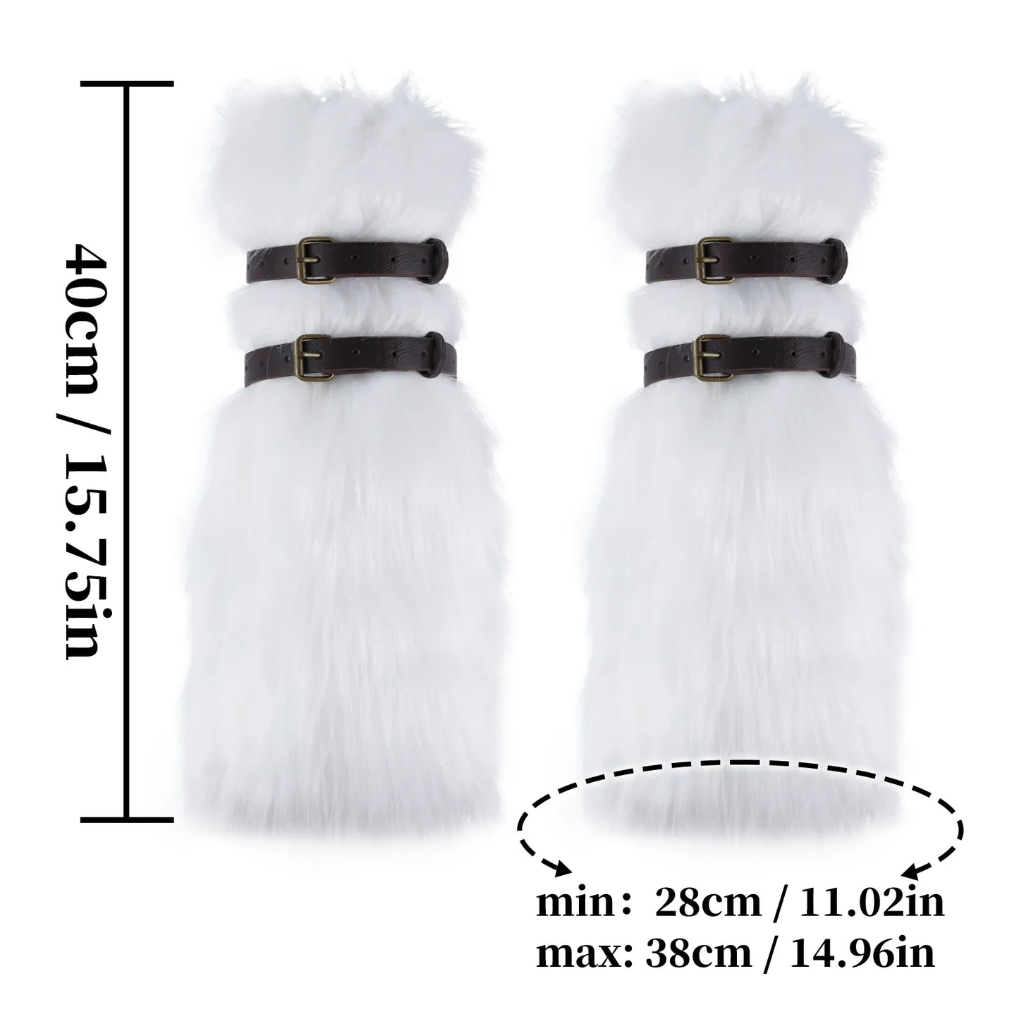 Faux Fur Fuzzy Leg Warmers