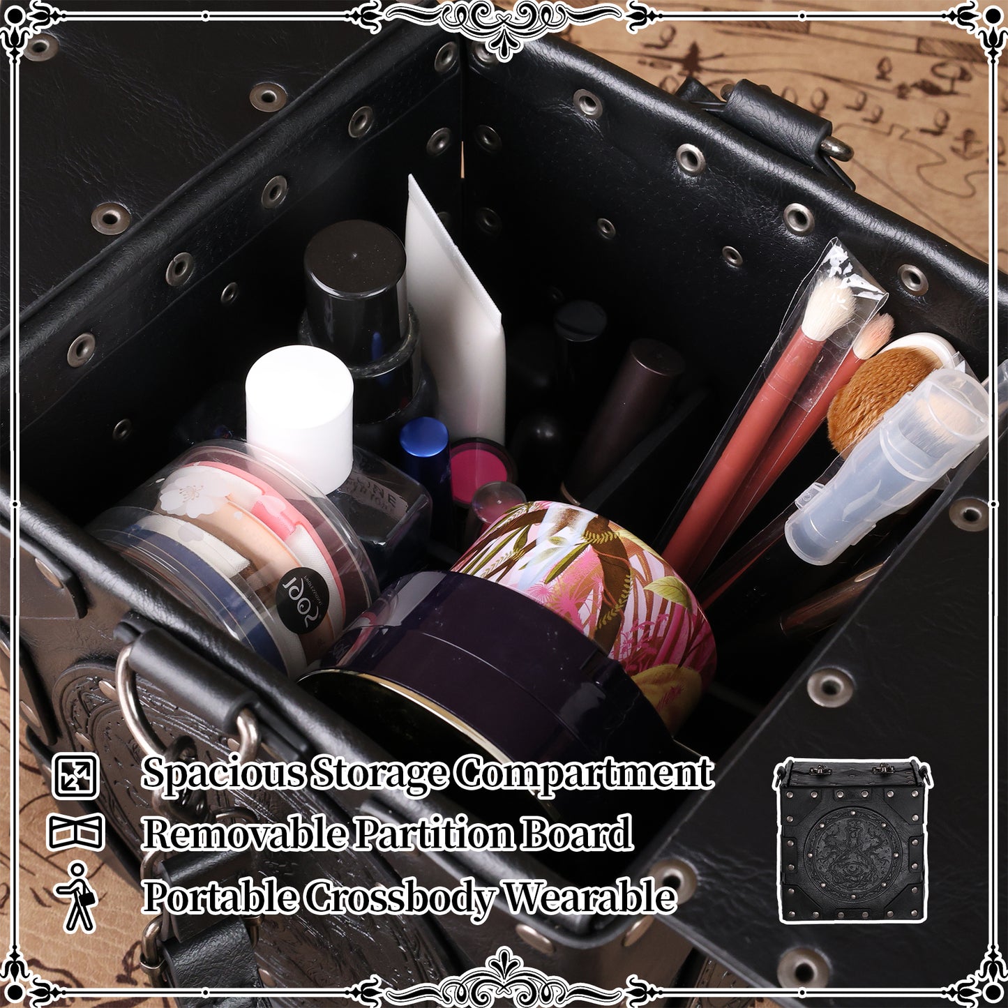 HiiFeuer Medieval Alchemist Crossbody Bag